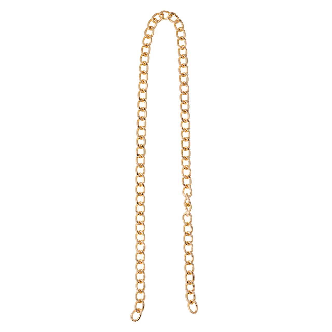 Large Gold Flat Curb Chain By Bead Landing™
